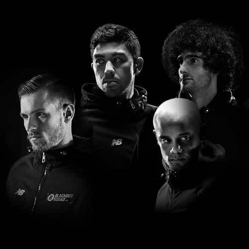 New Balance Blackout Squad pros